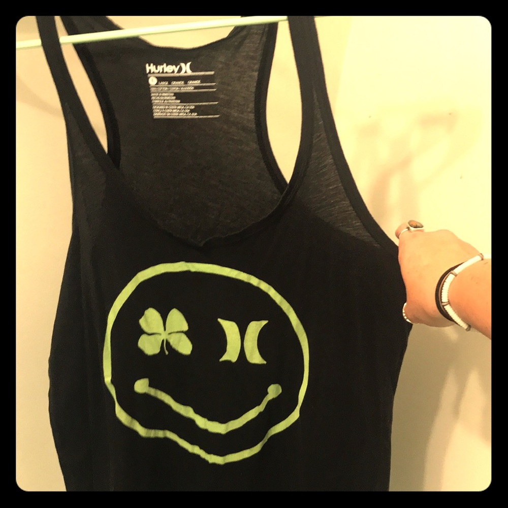 Hurley St Pattys racerback tank